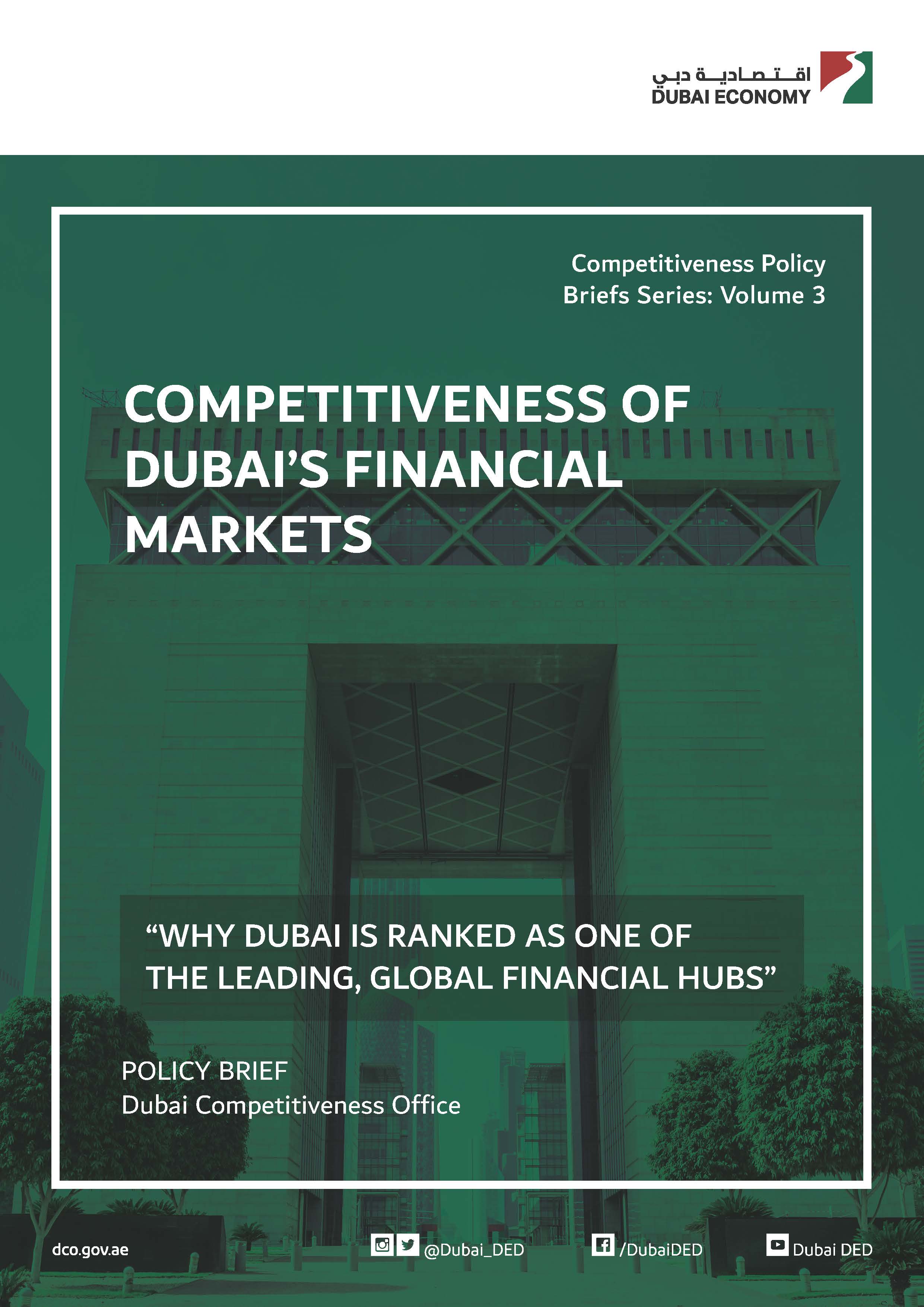 The “Competitiveness Of Dubai’s Financial Markets